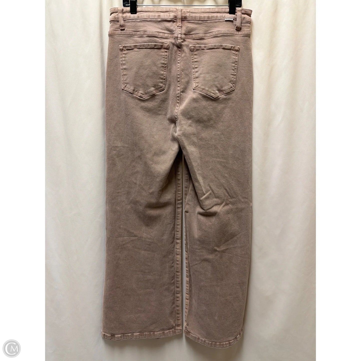 Jeans Straight By Risen In Pink, Size: 14