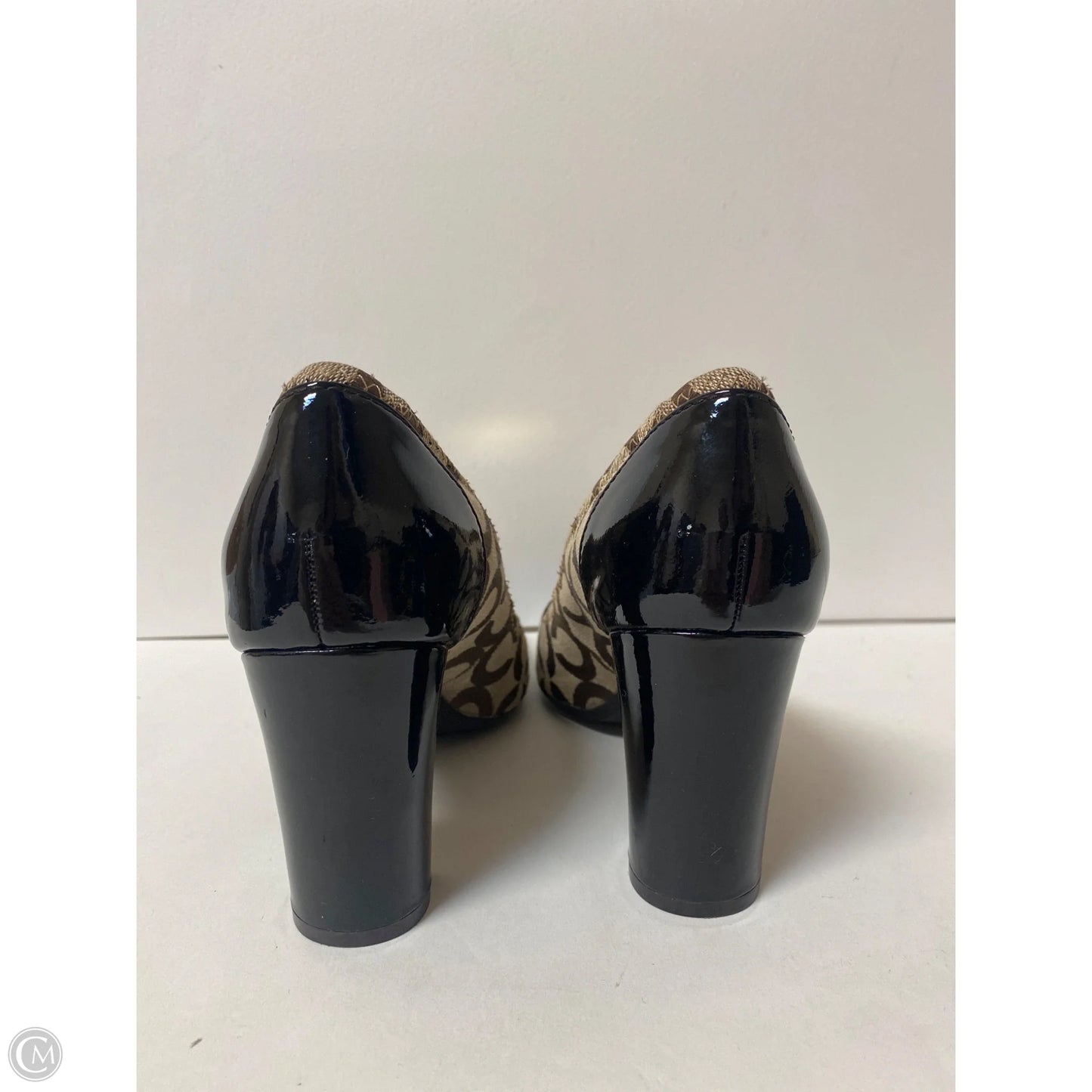 Shoes Designer By Coach In Gold, Size: 7.5