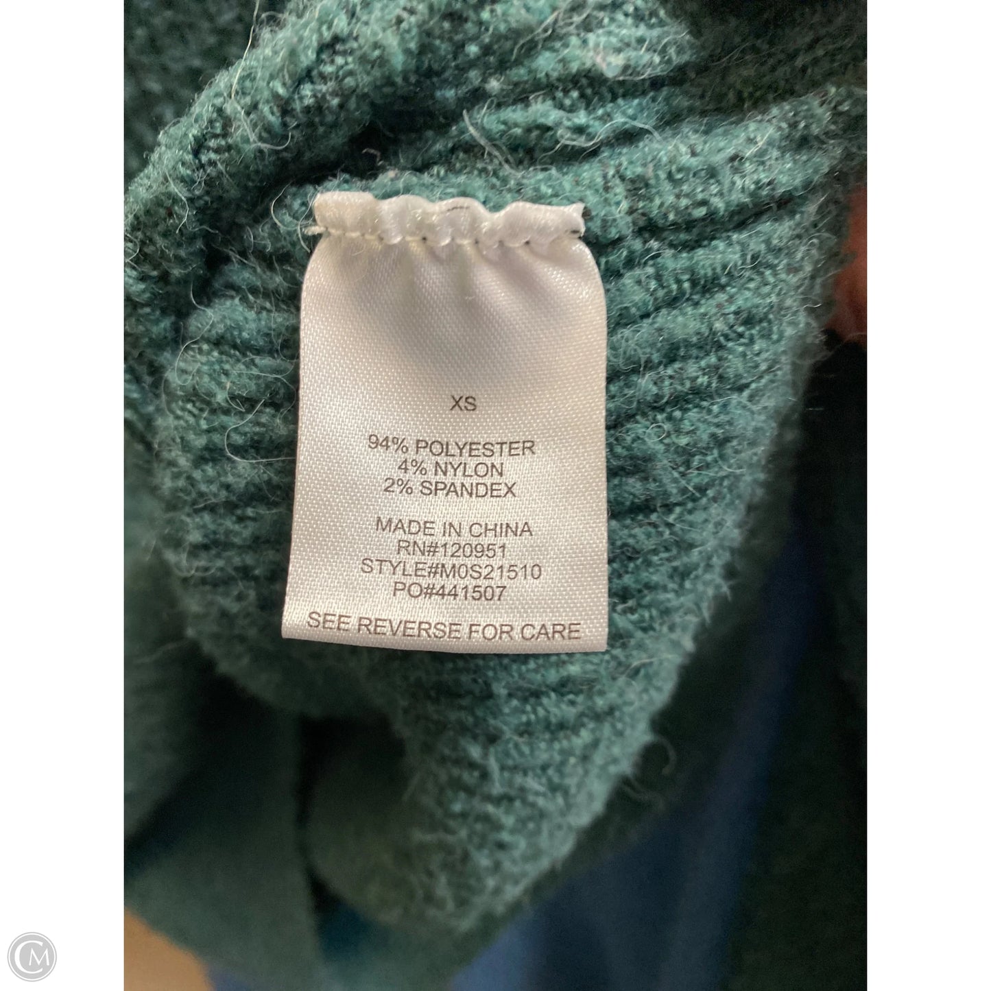 Sweater By Pink Rose In Green, Size: Xs