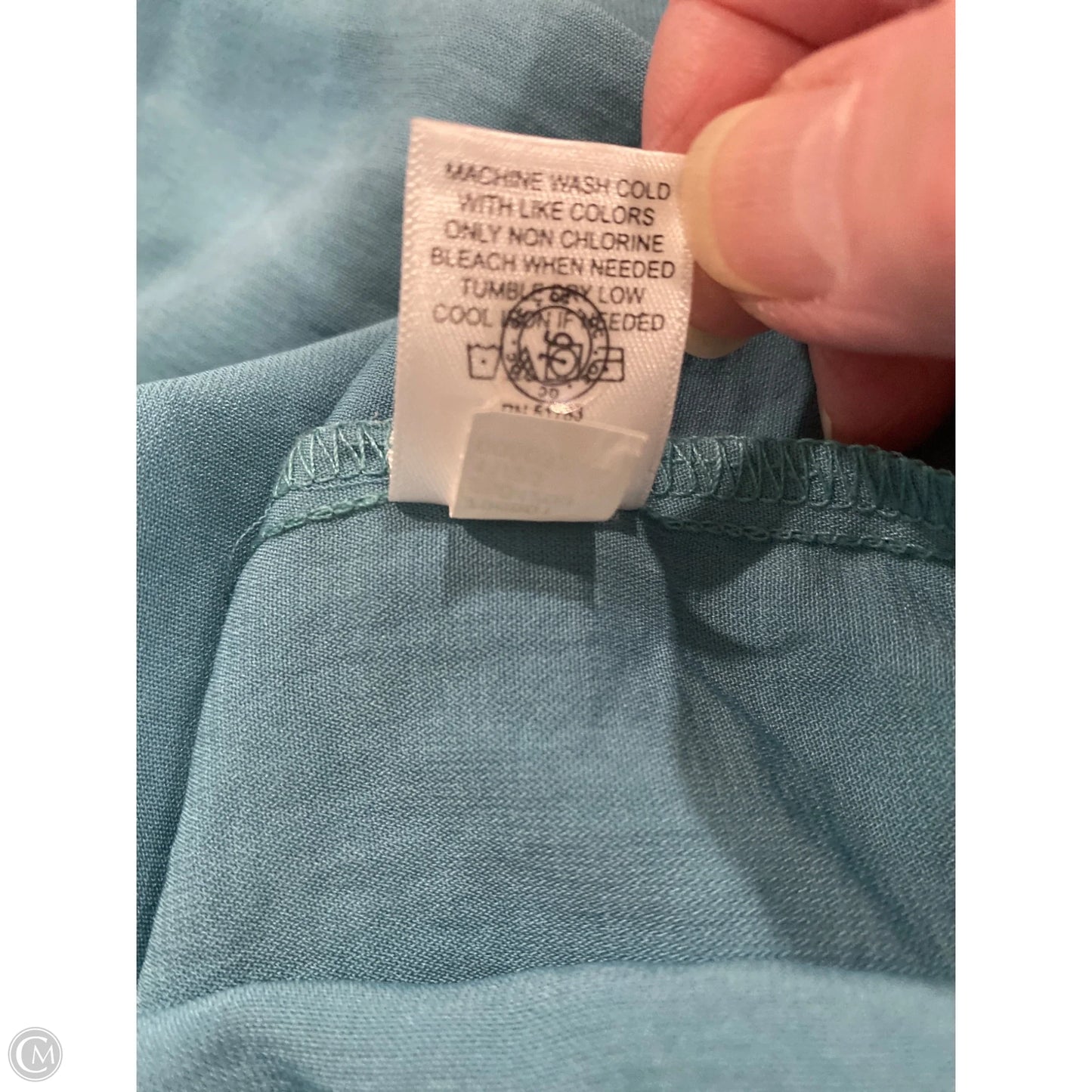 Top Short Sleeve By Maurices In Teal, Size: Xs