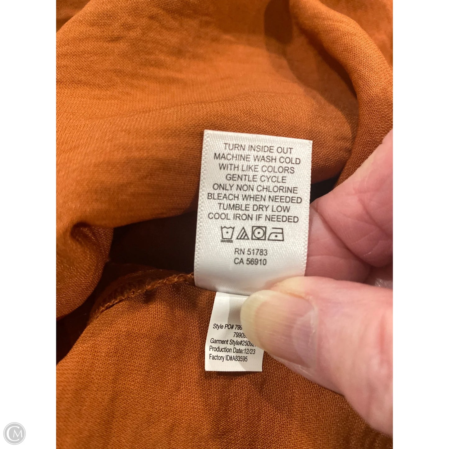 Top Short Sleeve By Maurices In Orange, Size: S