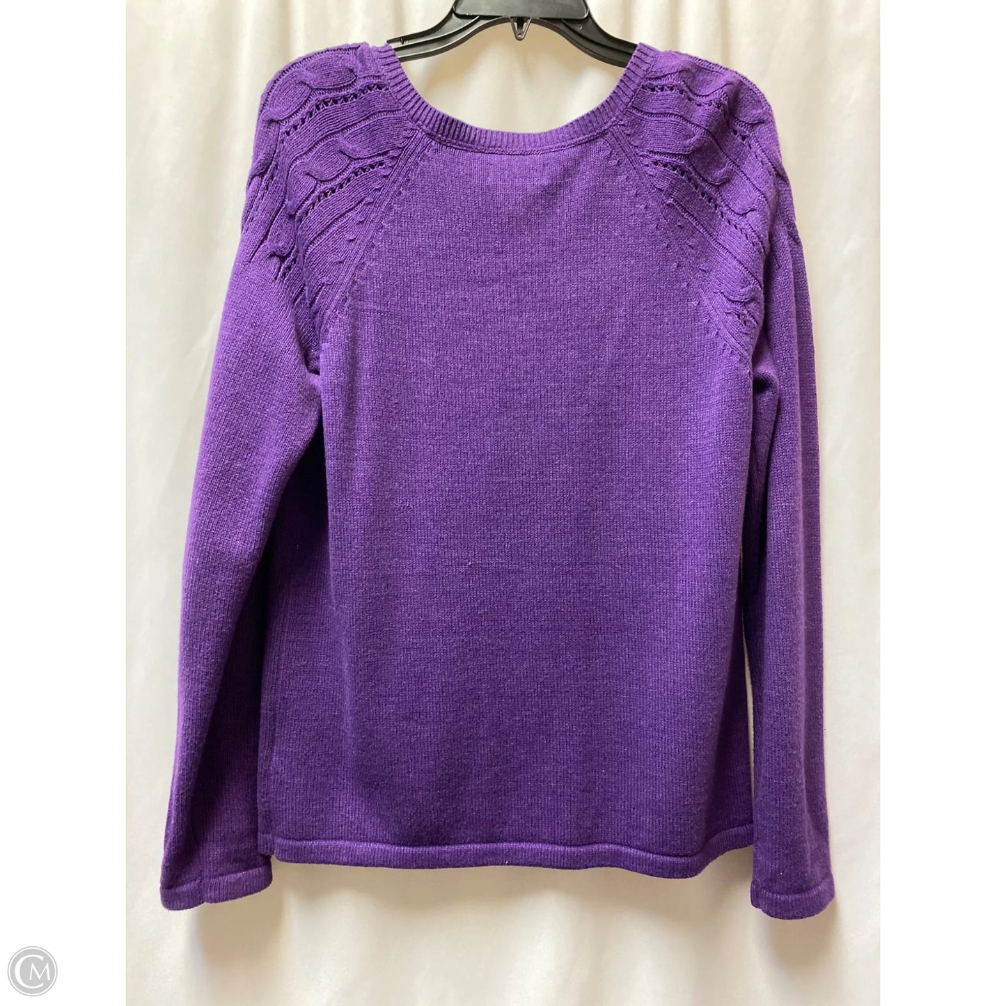 Sweater By Kim Rogers In Purple, Size: M