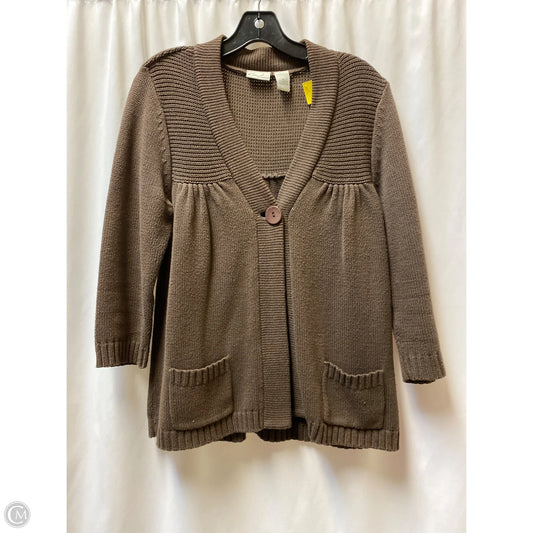 Dress Sweater By Kim Rogers In Brown, Size: M