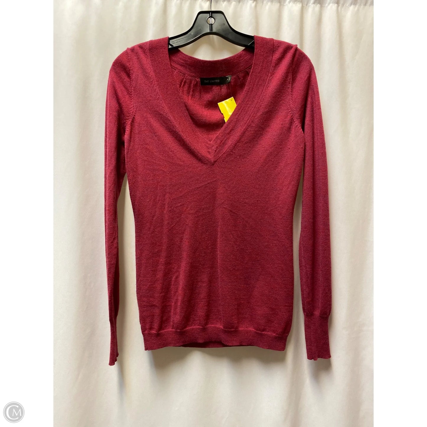 Sweater By Limited In Maroon, Size: M