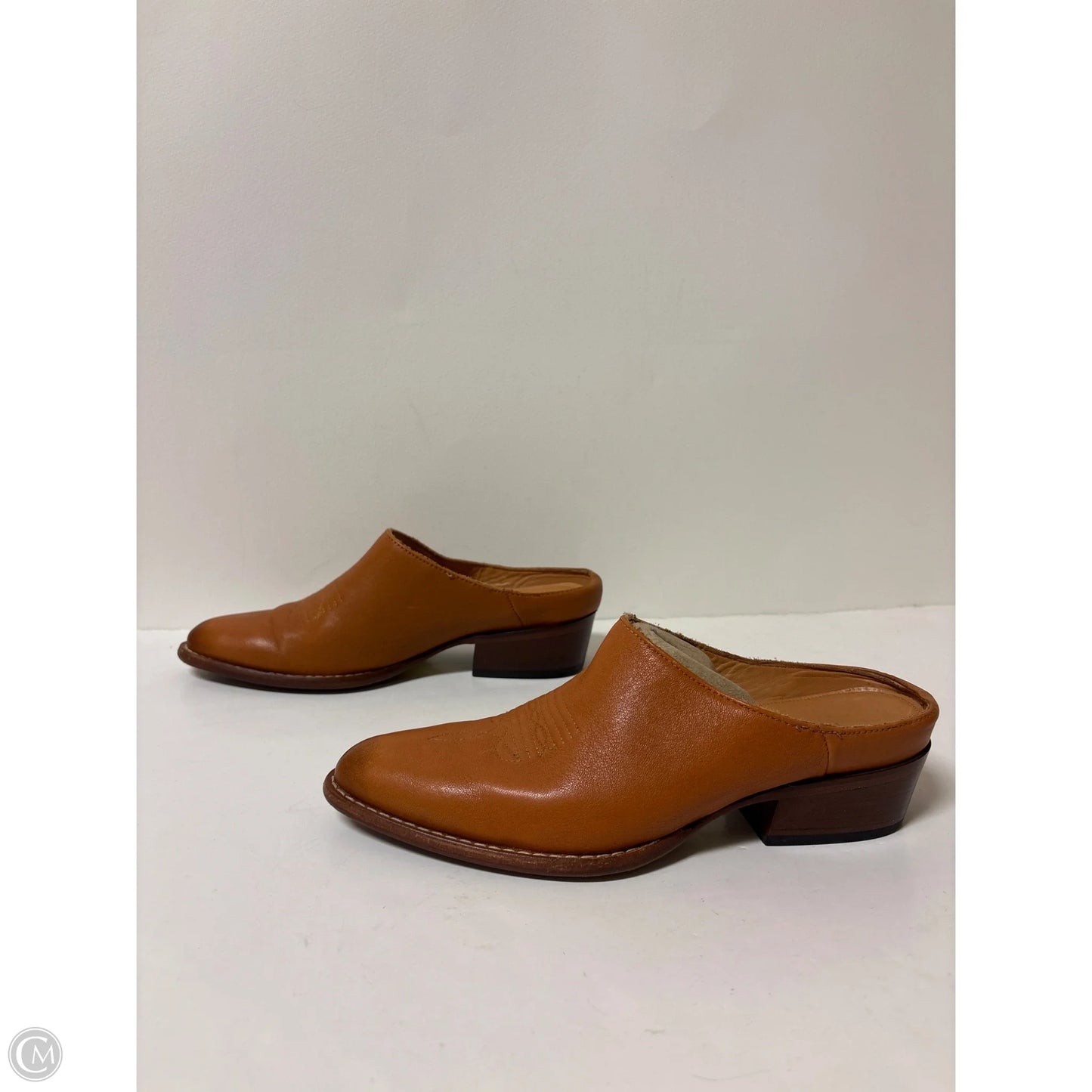 Boots Western By Clothes Mentor In Brown & Orange, Size: 7