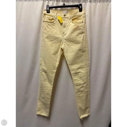 Jeans Skinny By Loft In Yellow, Size: 2