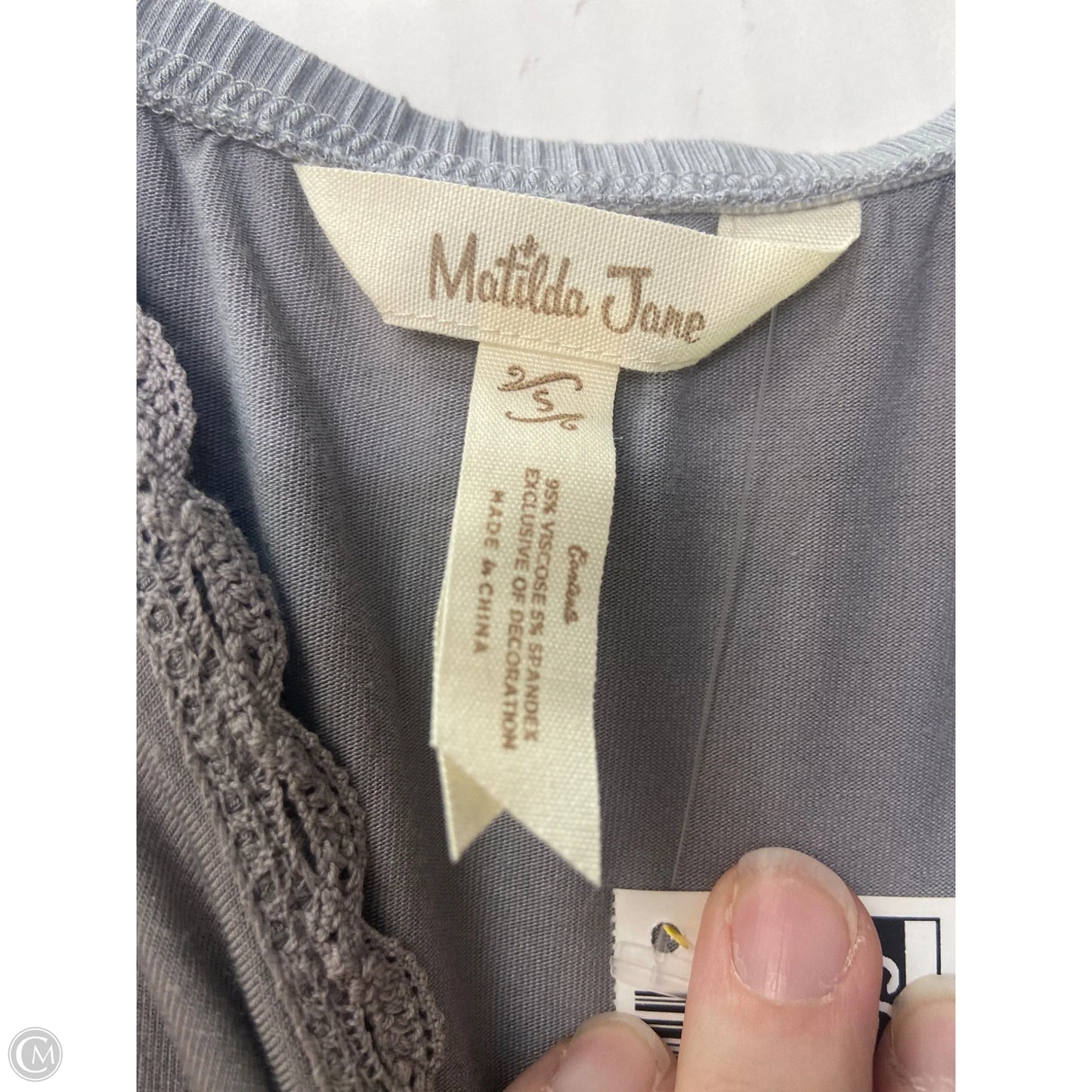 Dress Casual Midi By Matilda Jane In Grey, Size: S