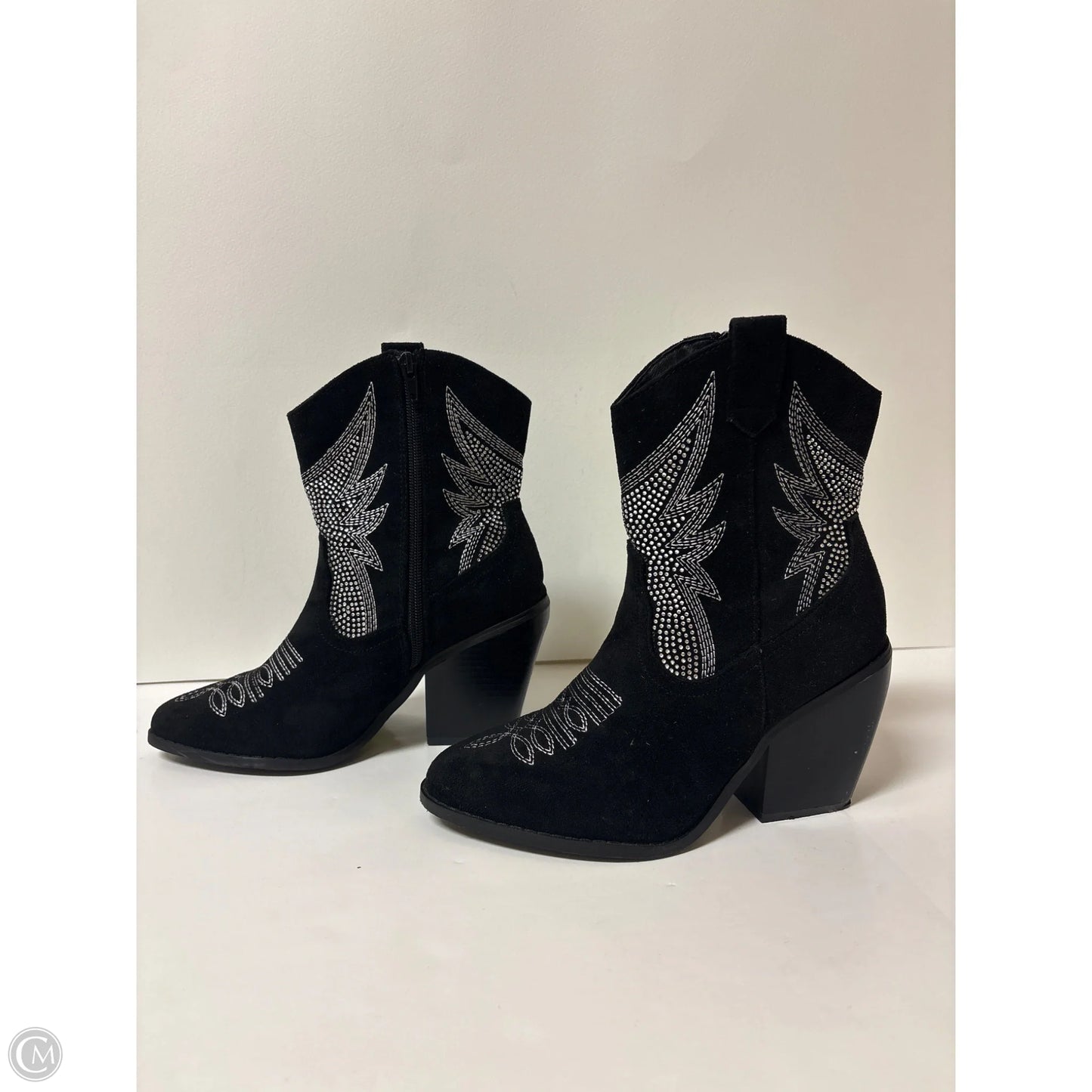 Boots Western By Clothes Mentor In Black, Size: 7