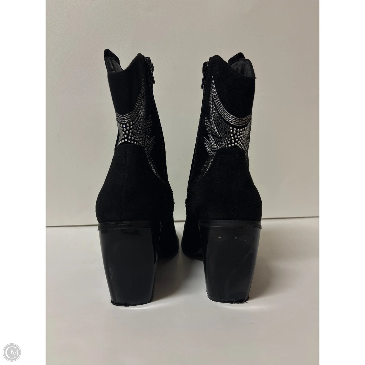 Boots Western By Clothes Mentor In Black, Size: 7