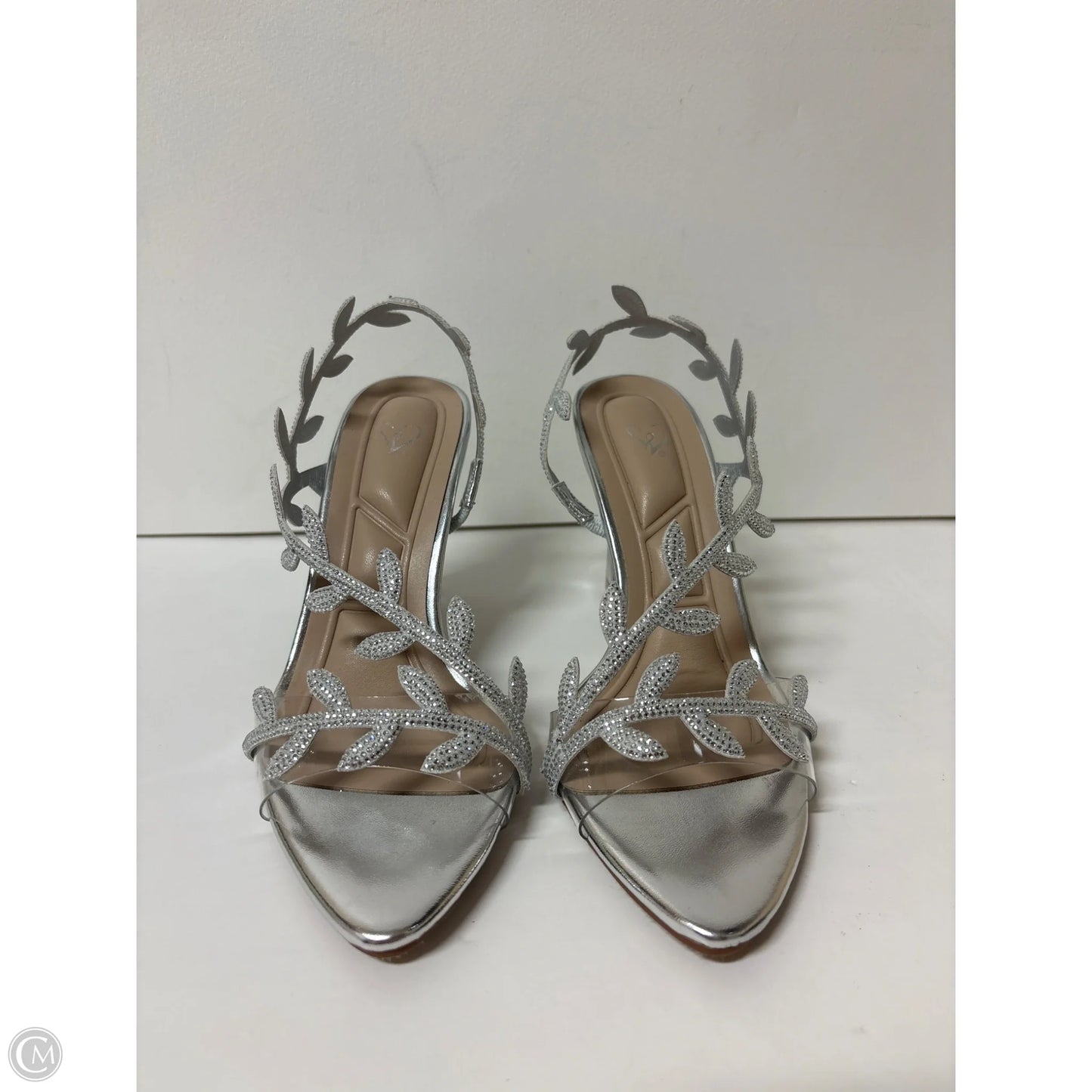 Shoes Heels Stiletto By Windsor In Silver, Size: 6.5
