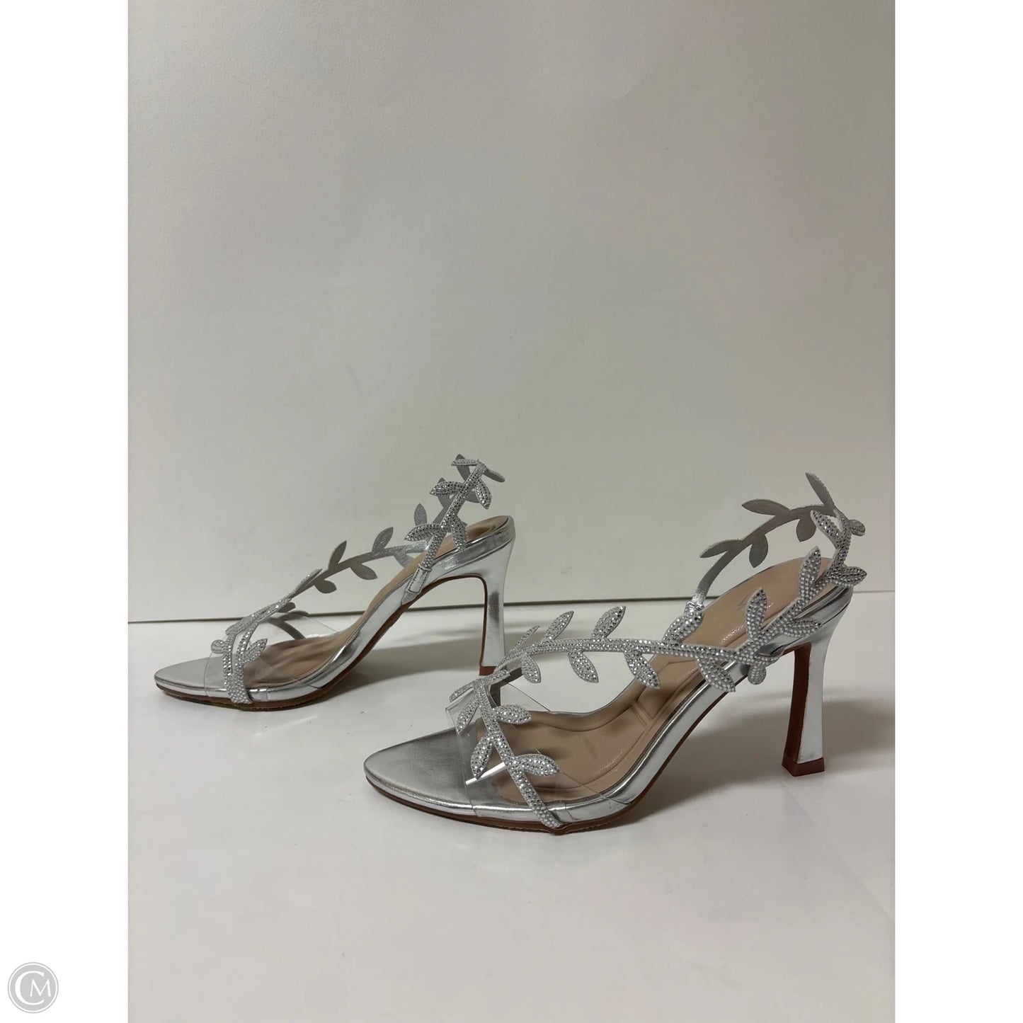 Shoes Heels Stiletto By Windsor In Silver, Size: 6.5