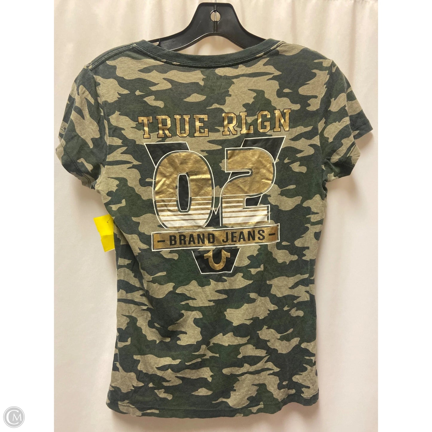 Top Short Sleeve By True Religion In Green, Size: S
