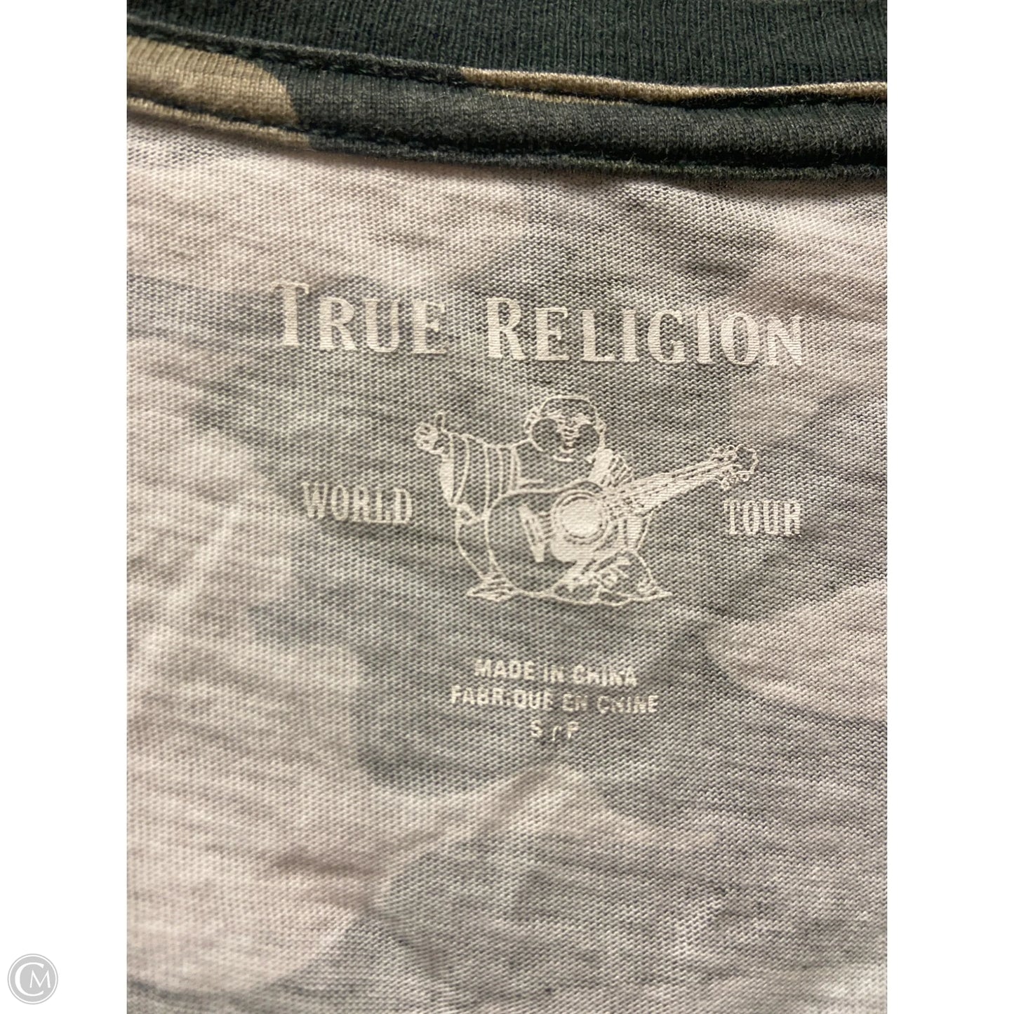 Top Short Sleeve By True Religion In Green, Size: S