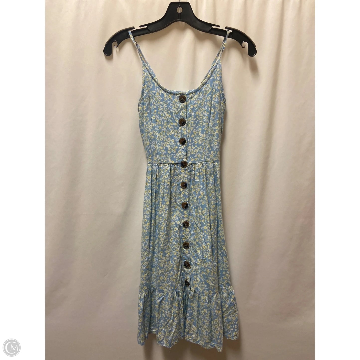 Dress Casual Midi By Japna In Blue, Size: Xs