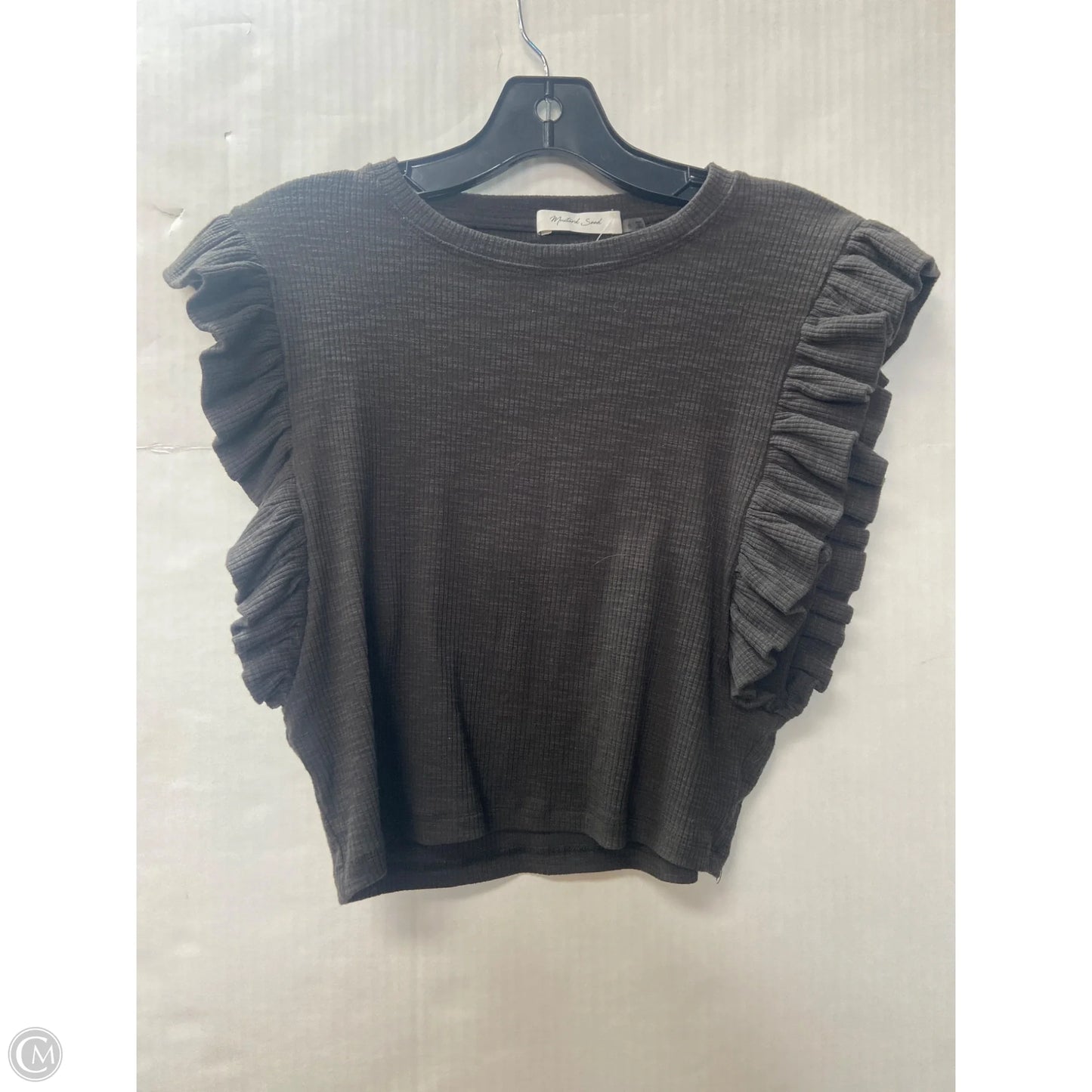 Top Sleeveless By Mustard Seed In Grey, Size: S
