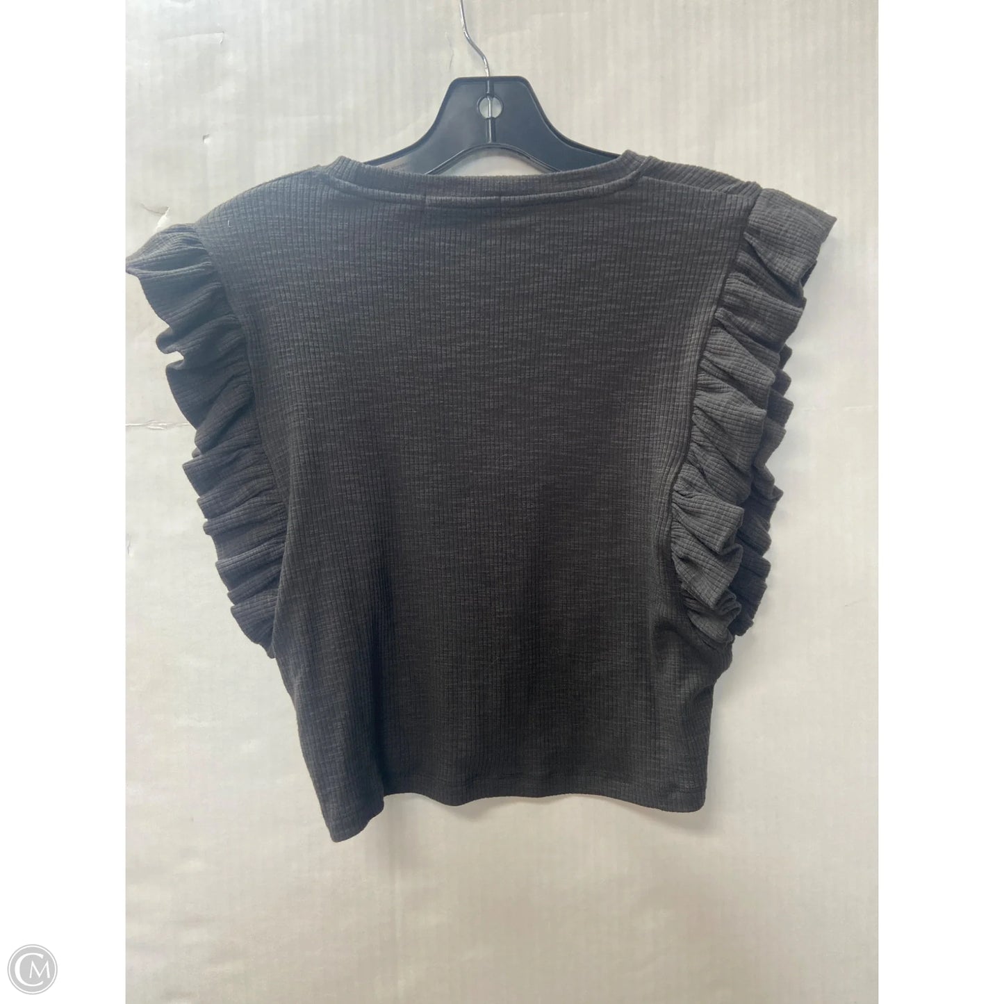 Top Sleeveless By Mustard Seed In Grey, Size: S