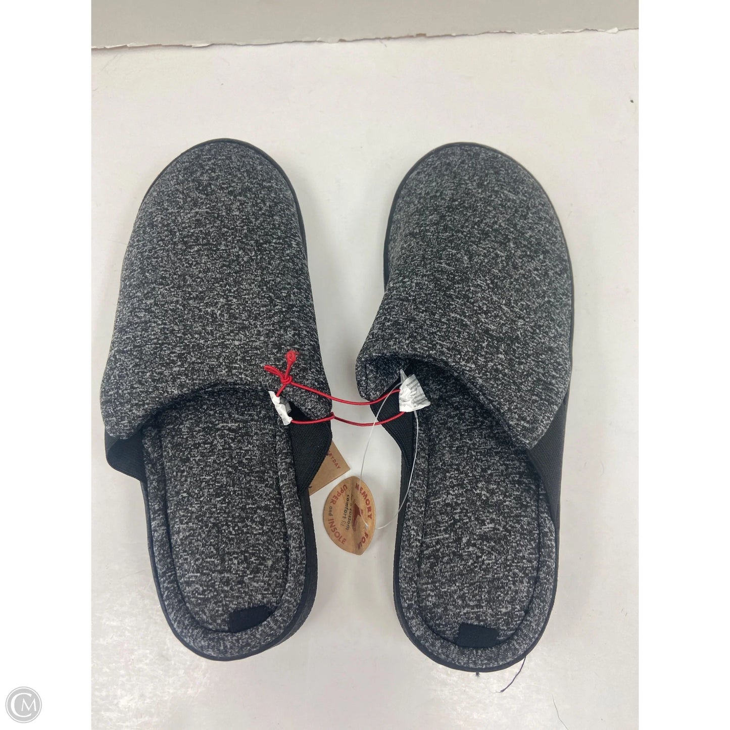 Slippers By Clothes Mentor In Grey, Size: 9.5