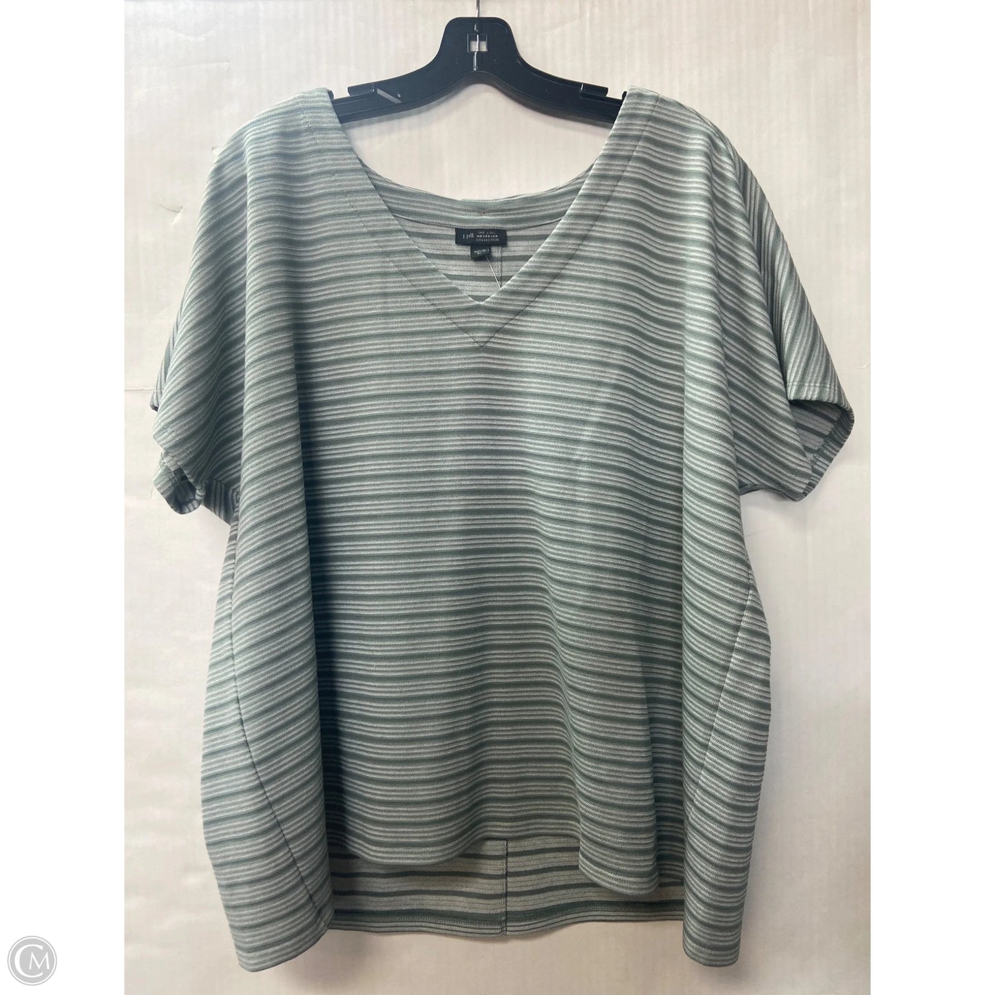 Top Short Sleeve By J. Jill In Green, Size: Xl