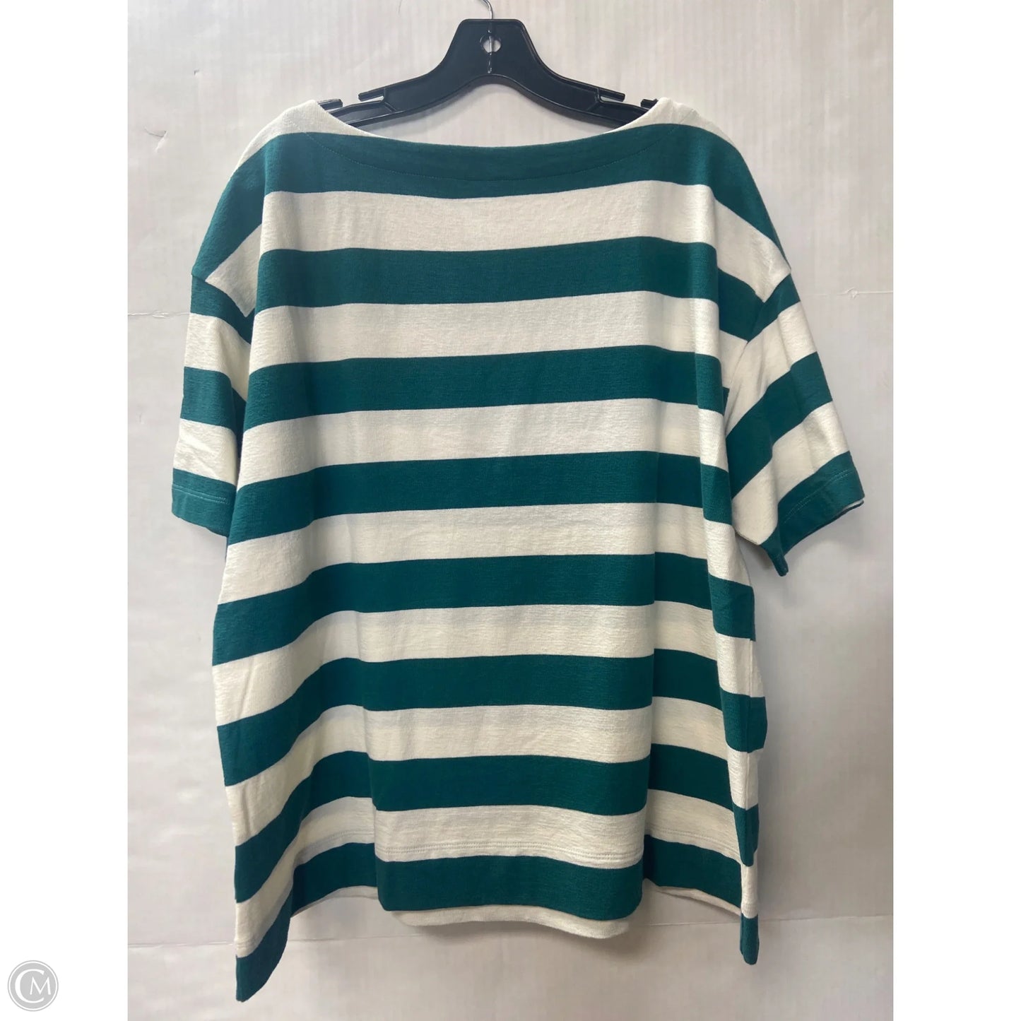 Top Short Sleeve By J. Jill In Green, Size: Xl