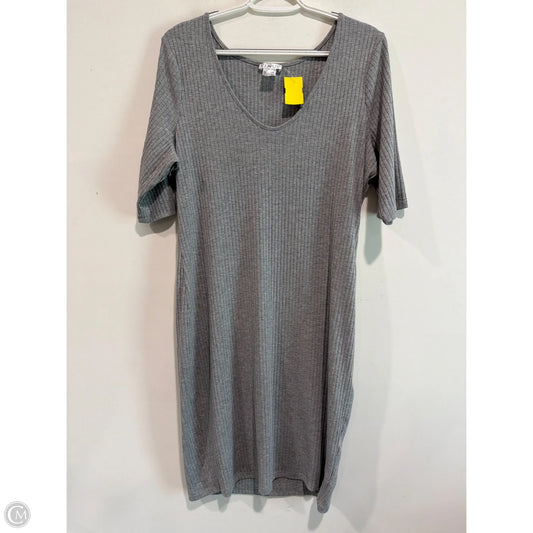 Dress Casual Maxi By Venus In Grey, Size: Xl
