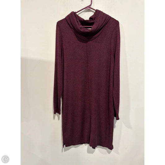 Dress Casual Midi By Lou And Grey In Maroon, Size: L