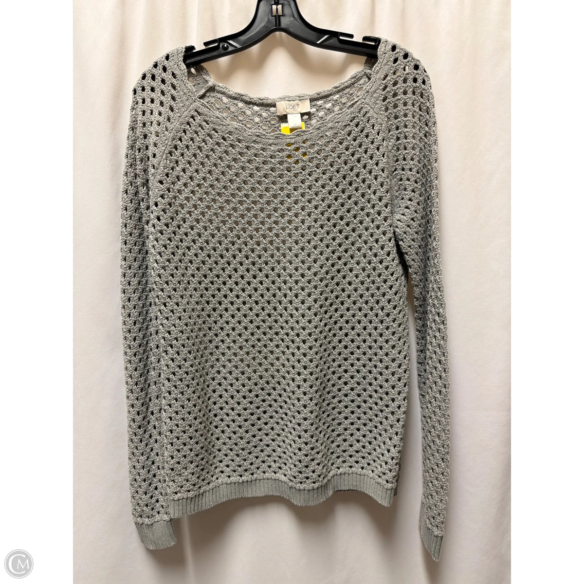 Sweater By Loft In Grey, Size: M