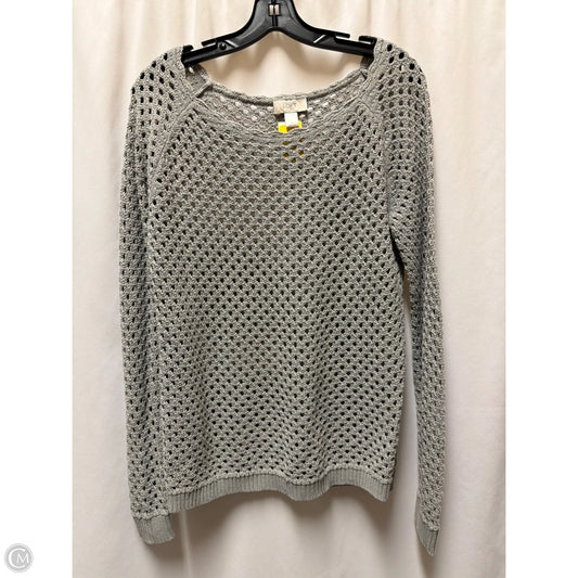 Sweater By Loft In Grey, Size: M
