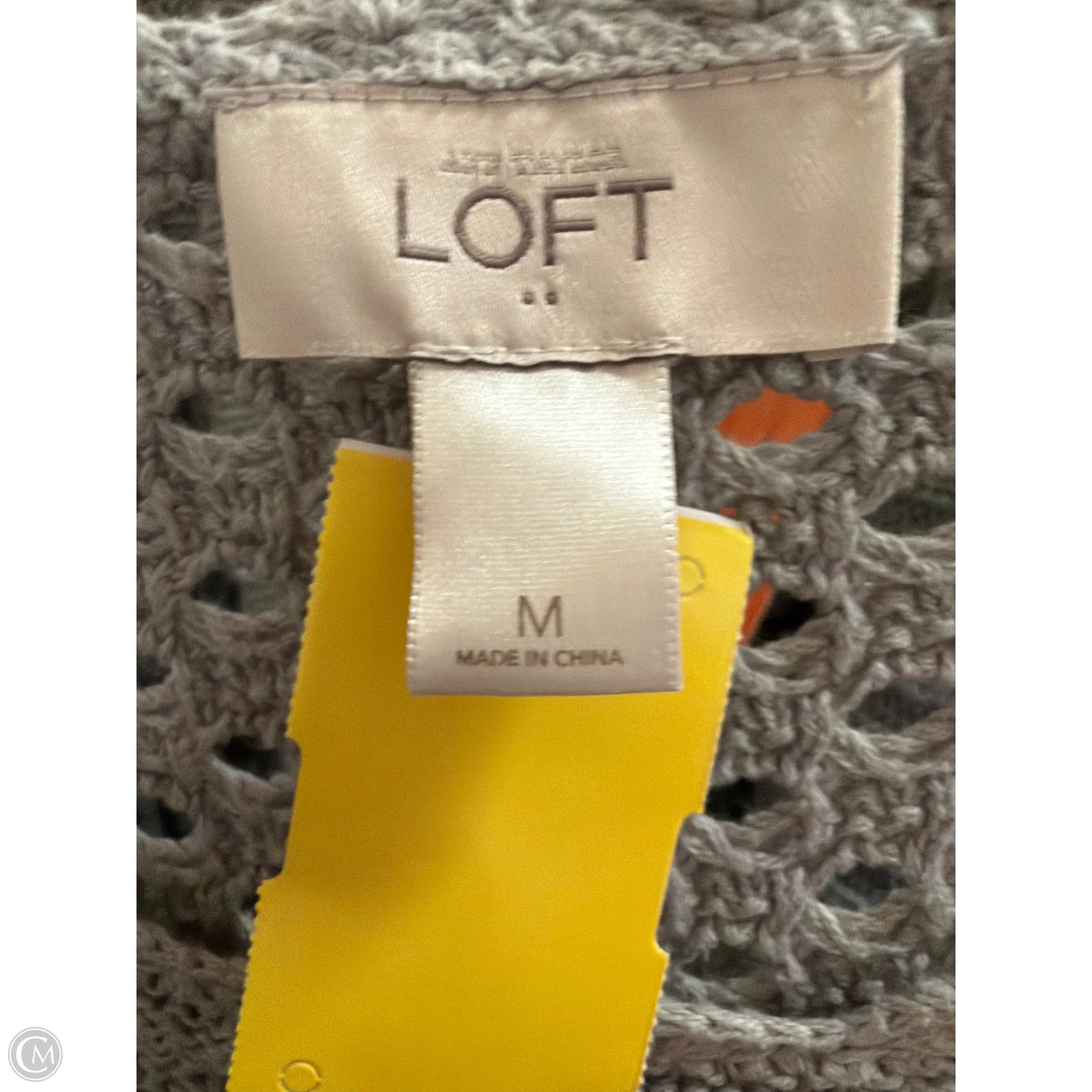 Sweater By Loft In Grey, Size: M