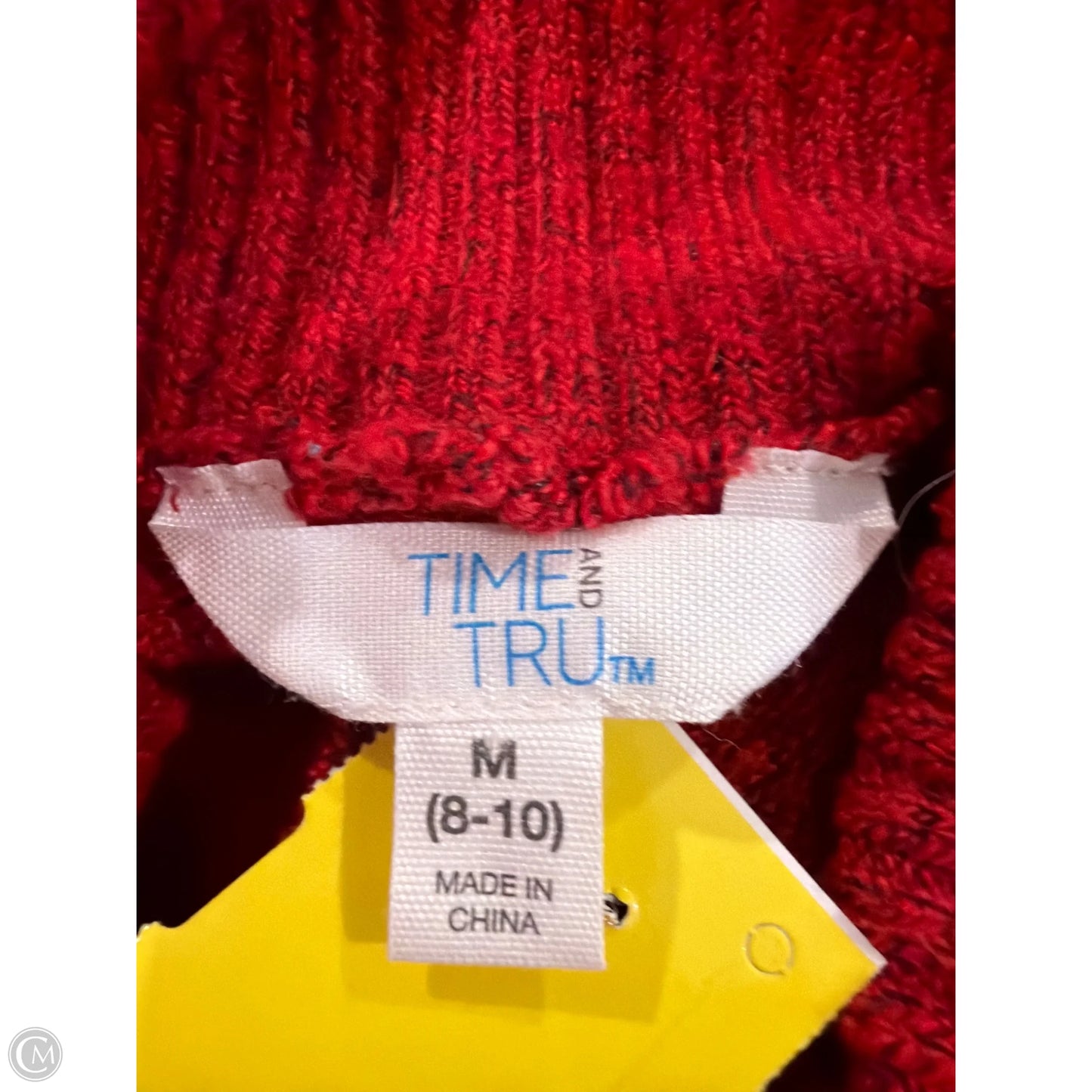 Sweater By Time And Tru In Red, Size: M
