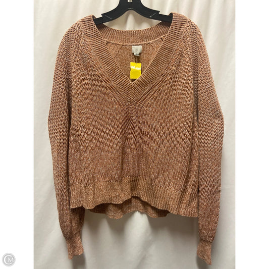 Sweater By A New Day In Orange, Size: L