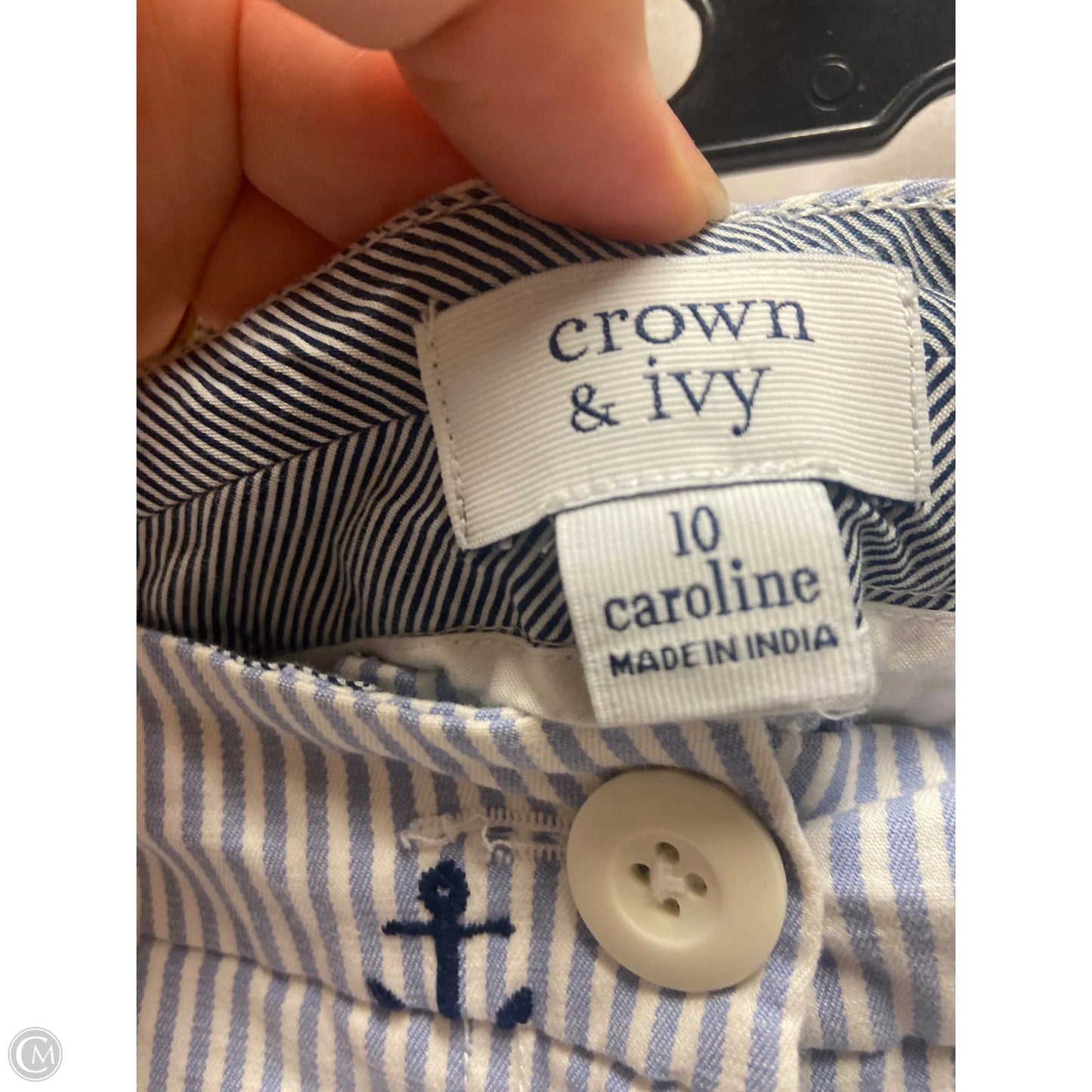 Shorts By Crown And Ivy In Blue, Size: 10