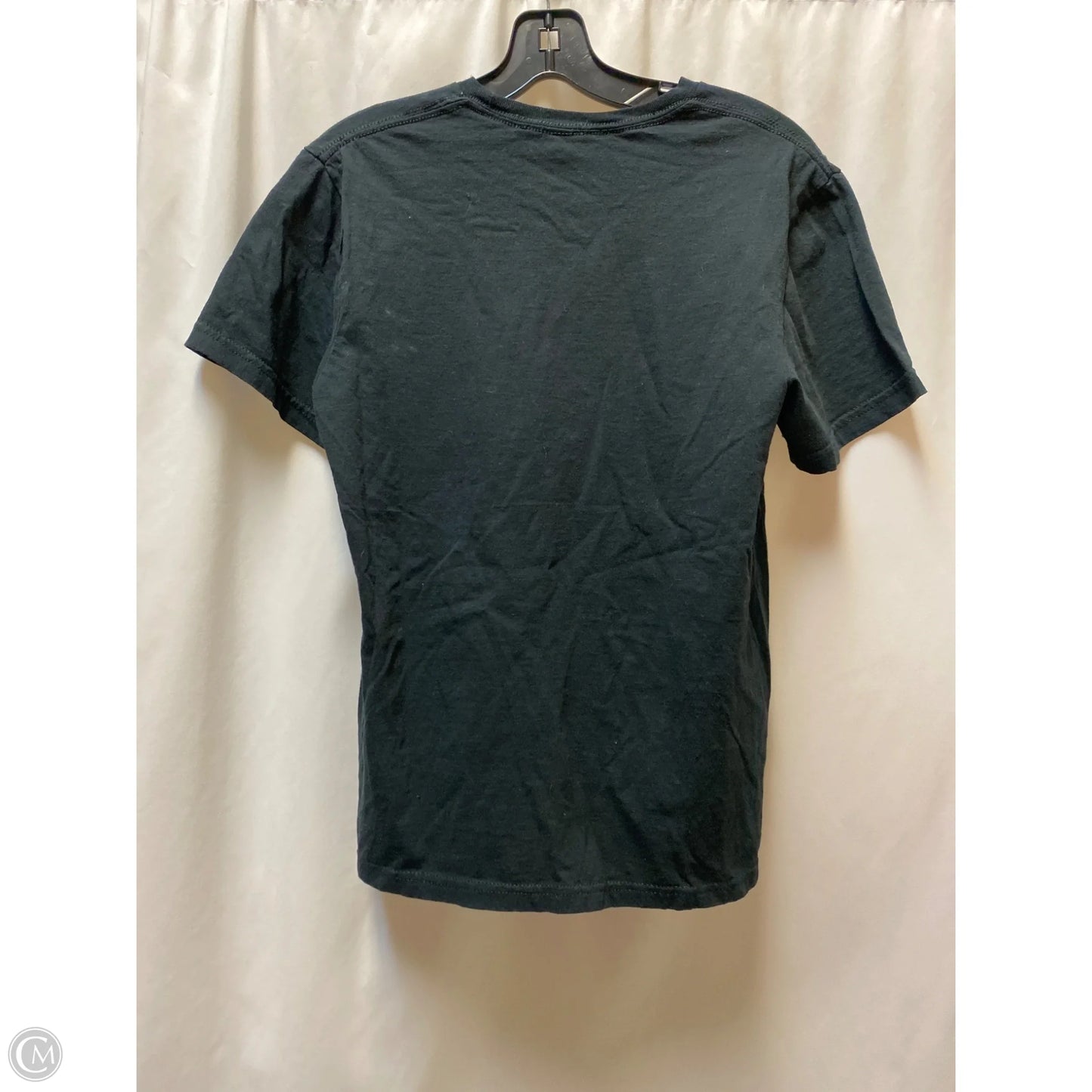 Top Short Sleeve By Clothes Mentor In Black, Size: S