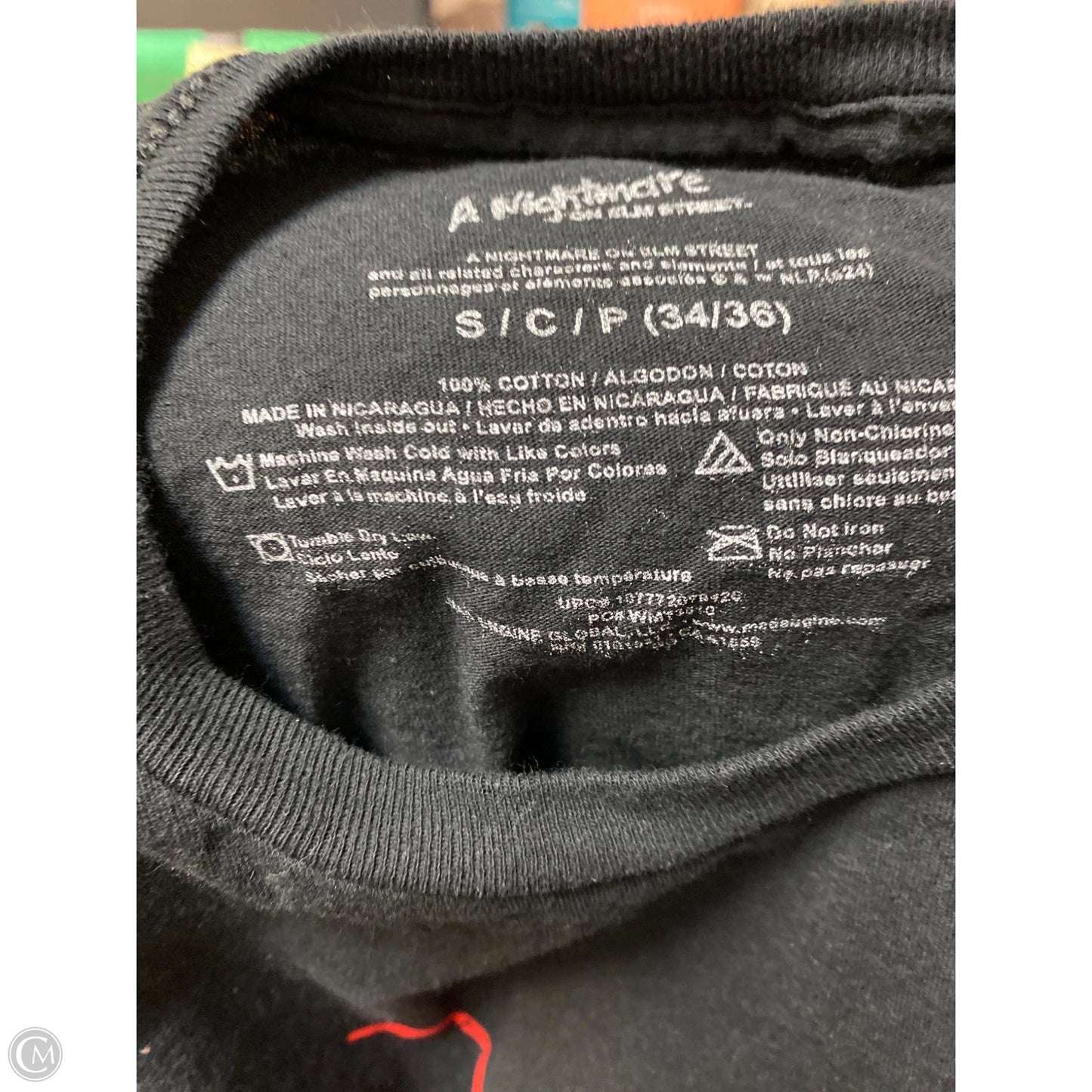 Top Short Sleeve By Clothes Mentor In Black, Size: S