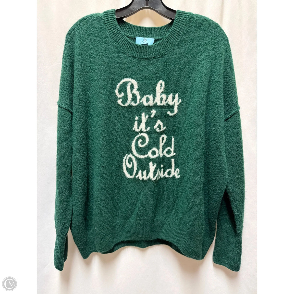 Sweater By Cece In Green, Size: M