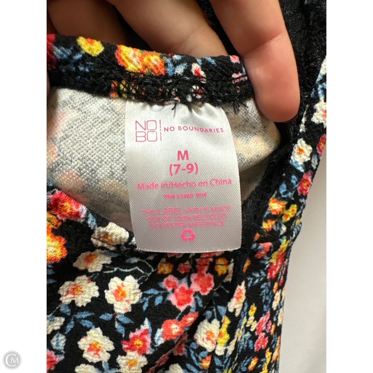 Dress Casual Short By No Boundaries In Floral Print, Size: M