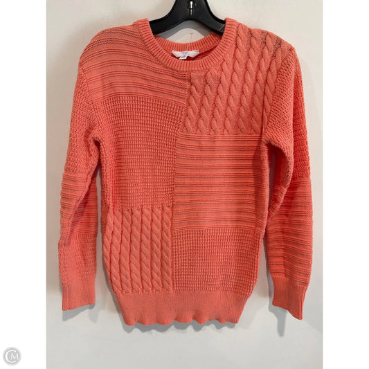 Sweater By Time And Tru In Coral, Size: Xs