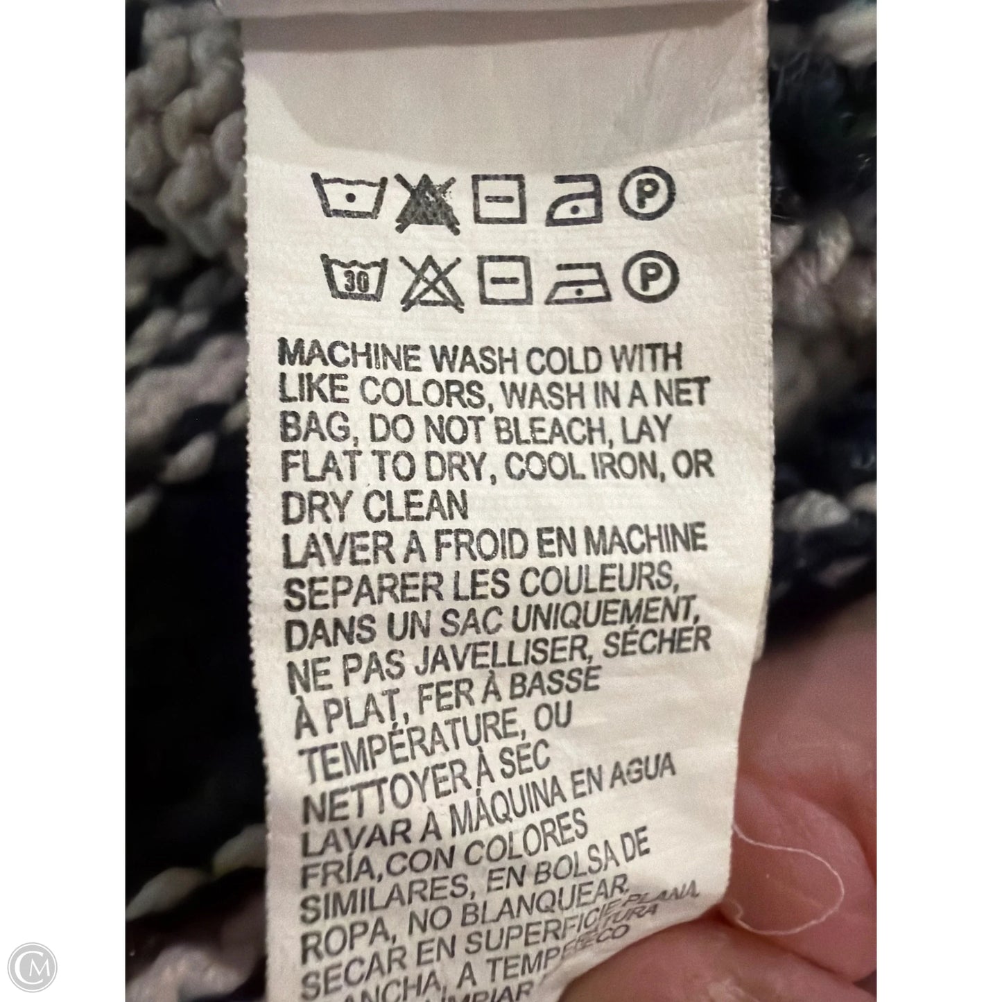 Sweater By Lucky Brand In Grey, Size: S