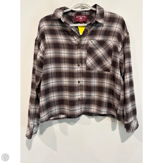 Top Long Sleeve By Hippie Rose In Grey, Size: Xs