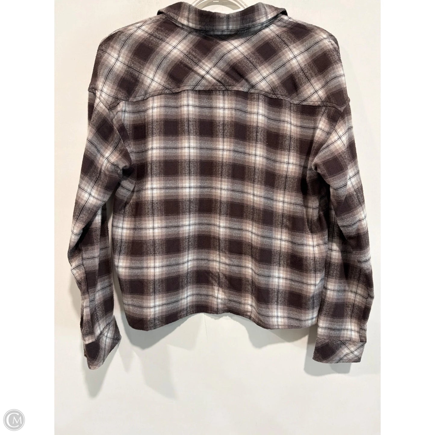 Top Long Sleeve By Hippie Rose In Grey, Size: Xs