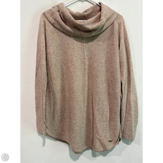Sweater By Calvin Klein In Tan, Size: L