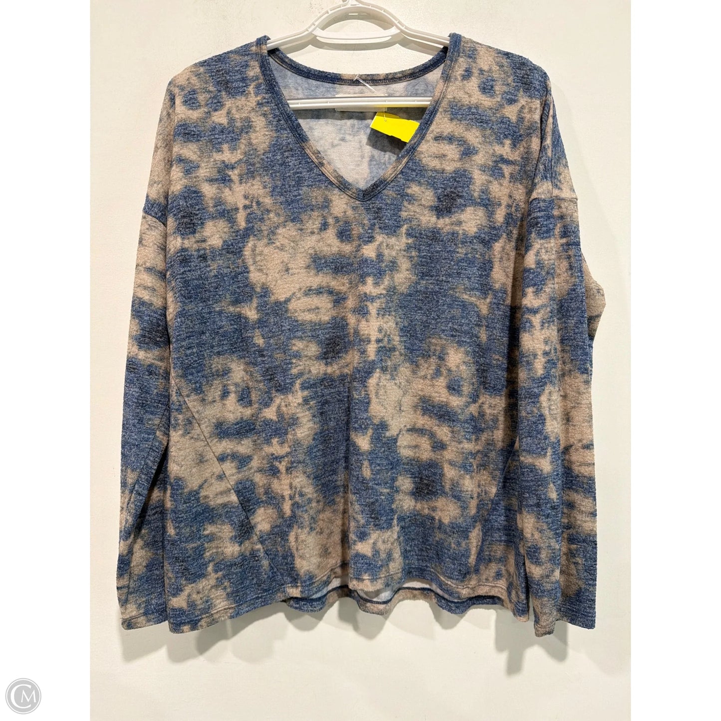 Top Long Sleeve By Lucky Brand In Blue, Size: M