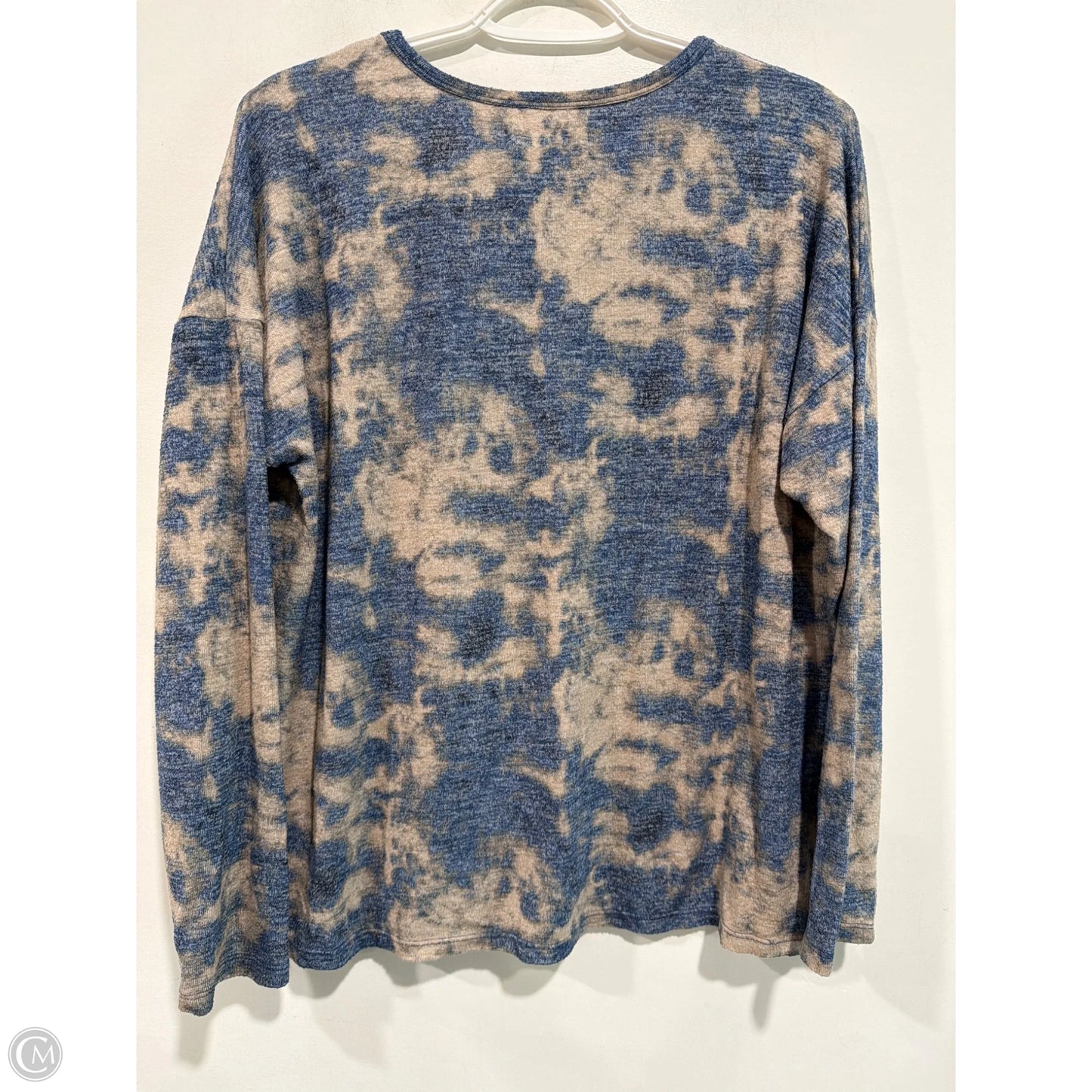 Top Long Sleeve By Lucky Brand In Blue, Size: M