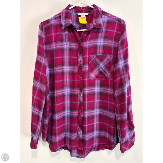 Top Long Sleeve By Beachlunchlounge In Purple, Size: M