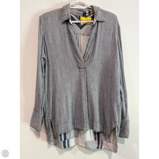 Top Long Sleeve By Free People In Blue, Size: S