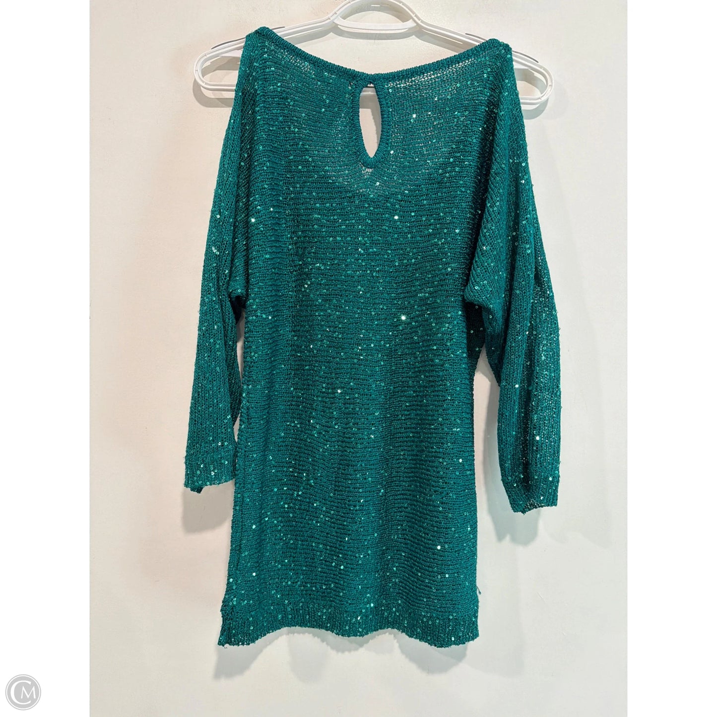 Sweater By Clothes Mentor In Green, Size: M