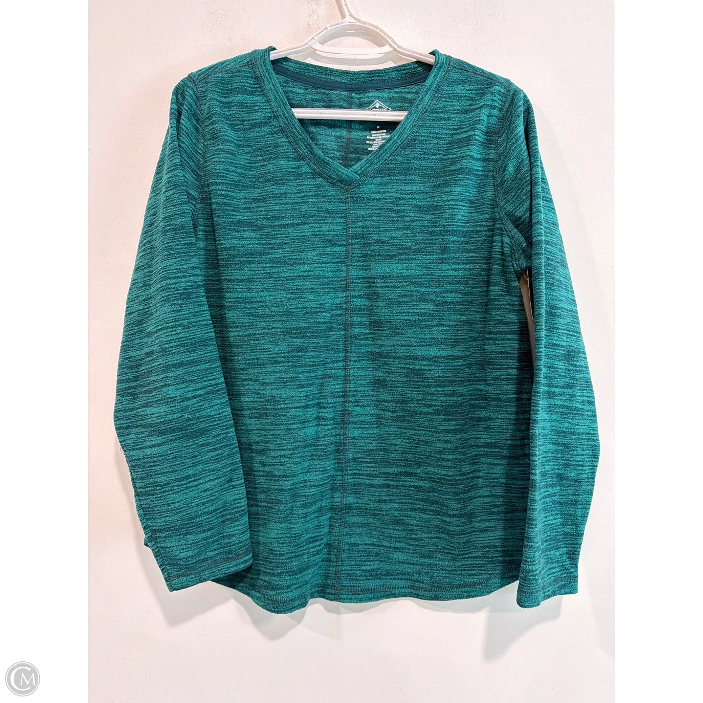 Top Long Sleeve By St Johns Bay In Green, Size: M