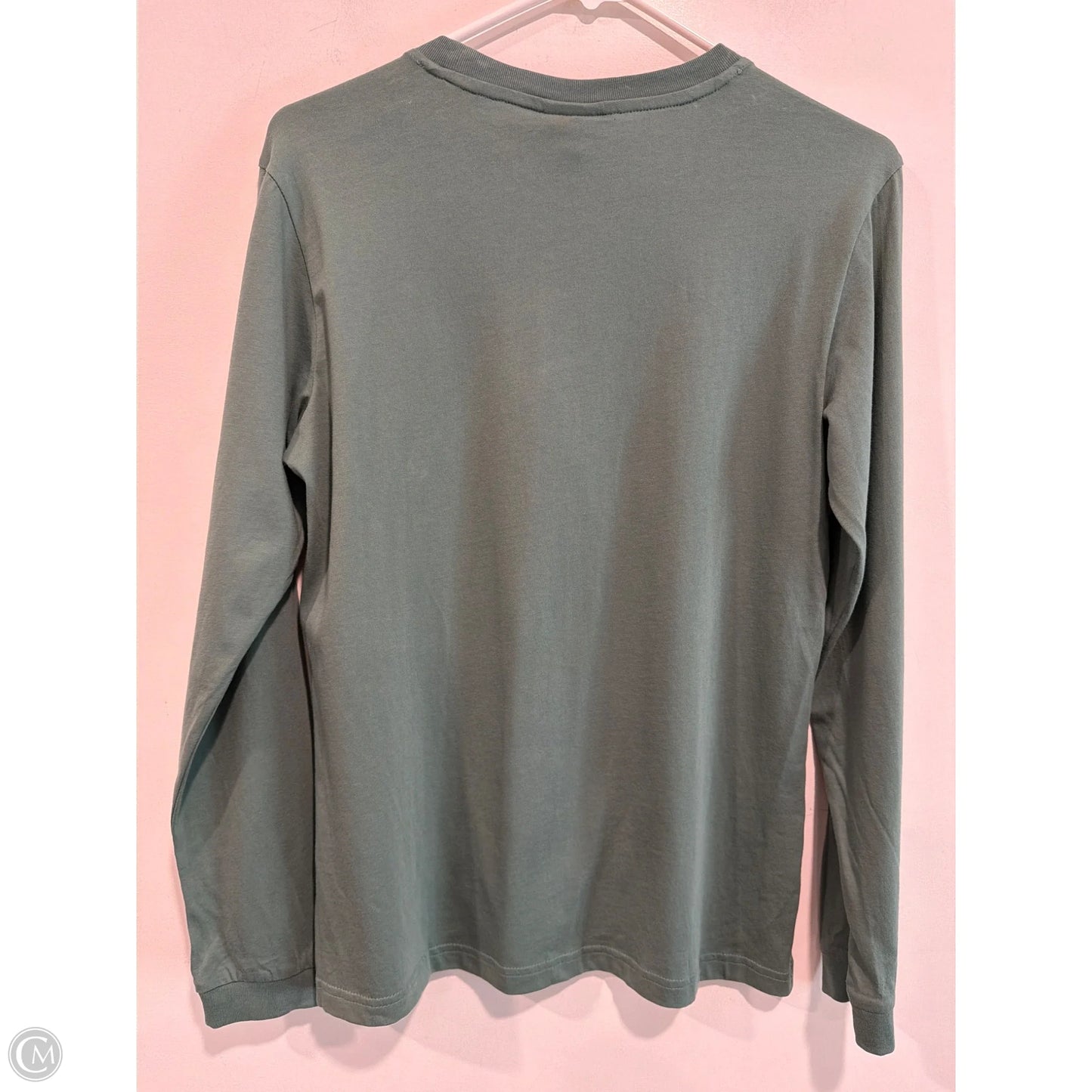 Top Long Sleeve By Adidas In Green, Size: M