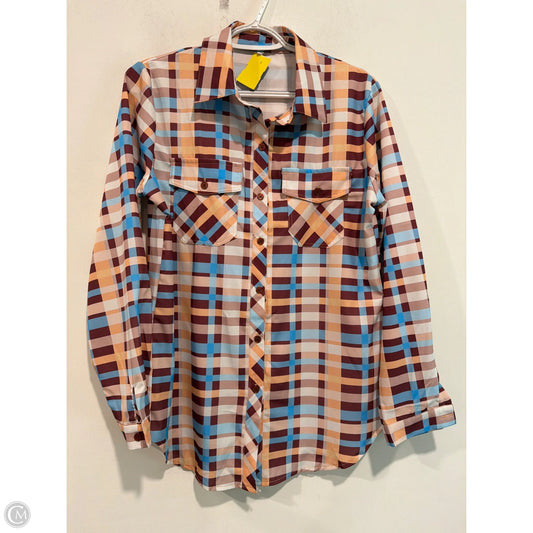 Top Long Sleeve By Clothes Mentor In Multi-colored, Size: M