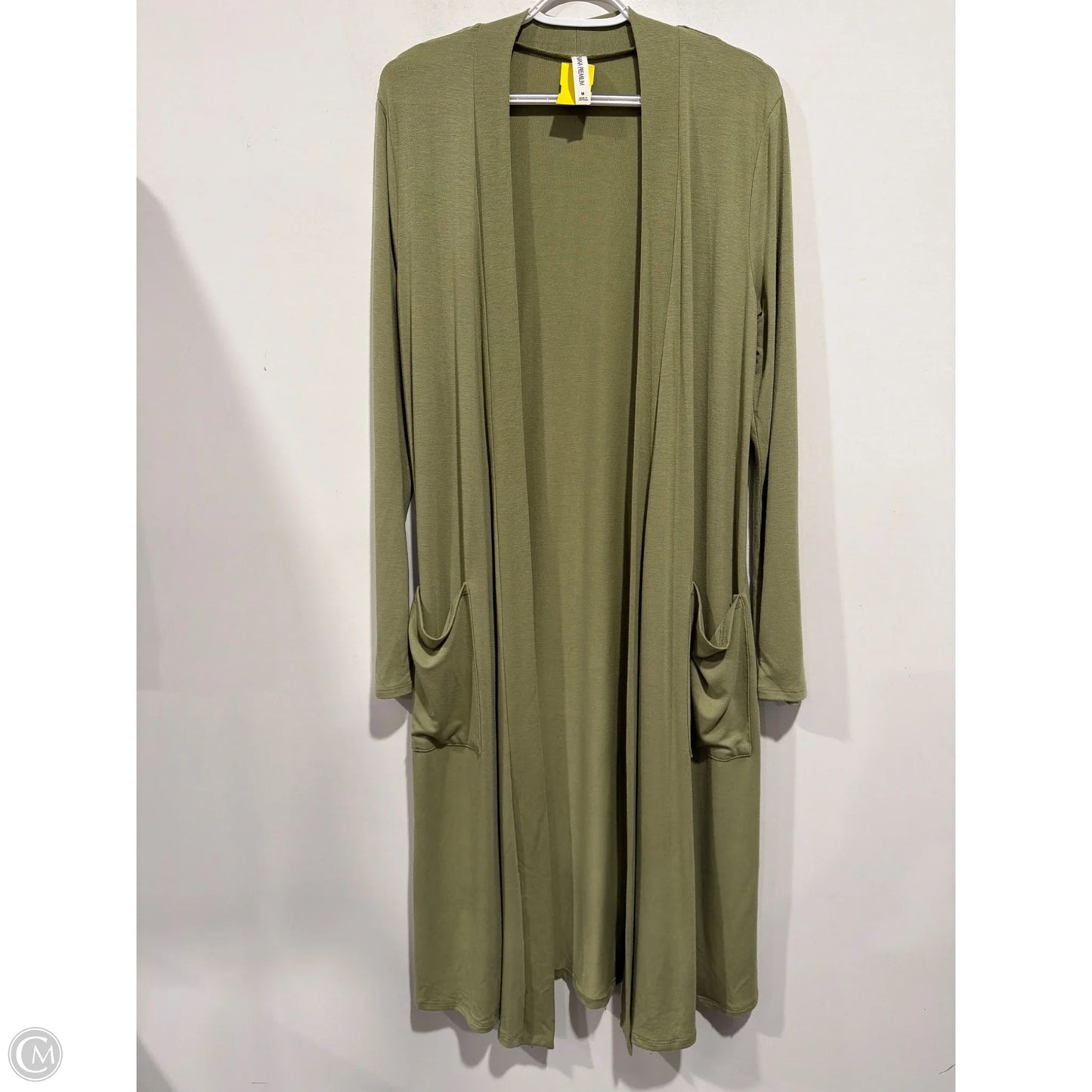 Cardigan By Zenana In Green, Size: M