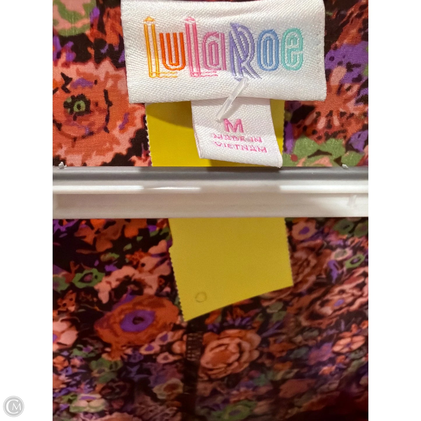 Cardigan By Lularoe In Floral Print, Size: M